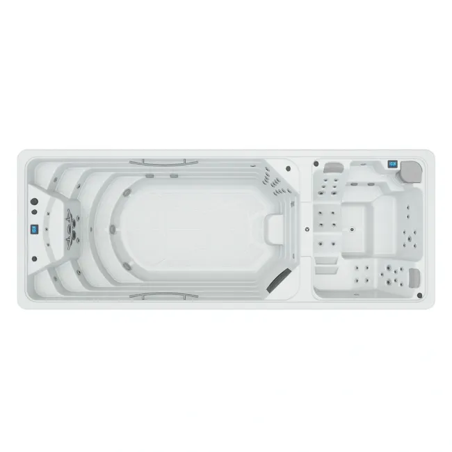 Swimspa Duo , zonă de hidromasaj și înot - Aquavia Spa 2