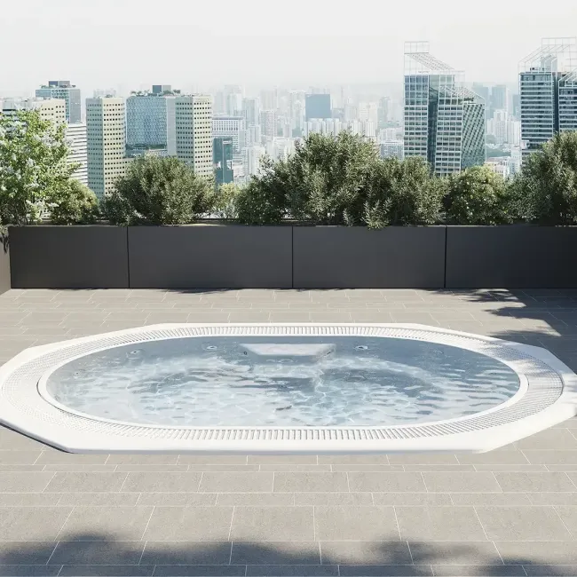 Hydra Spa, grande jacuzzi per 10 persone - Aquavia Spa
