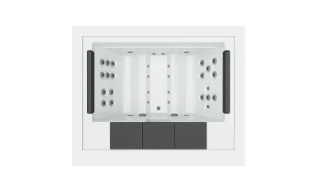 Home Spa, 4-person jacuzzi and minimalist design - Aquavia Spa