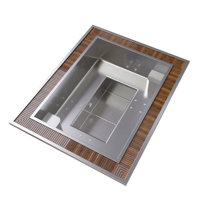Piscine en acier inoxydable Innovibe pour 6 personnes 2