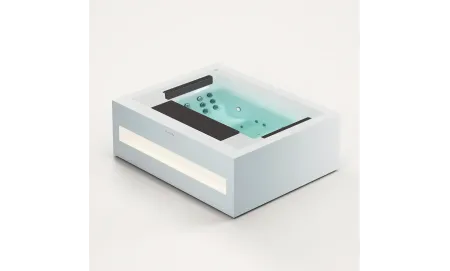 Home Spa, jacuzzi para 4 pessoas e design minimalista - Aquavia Spa